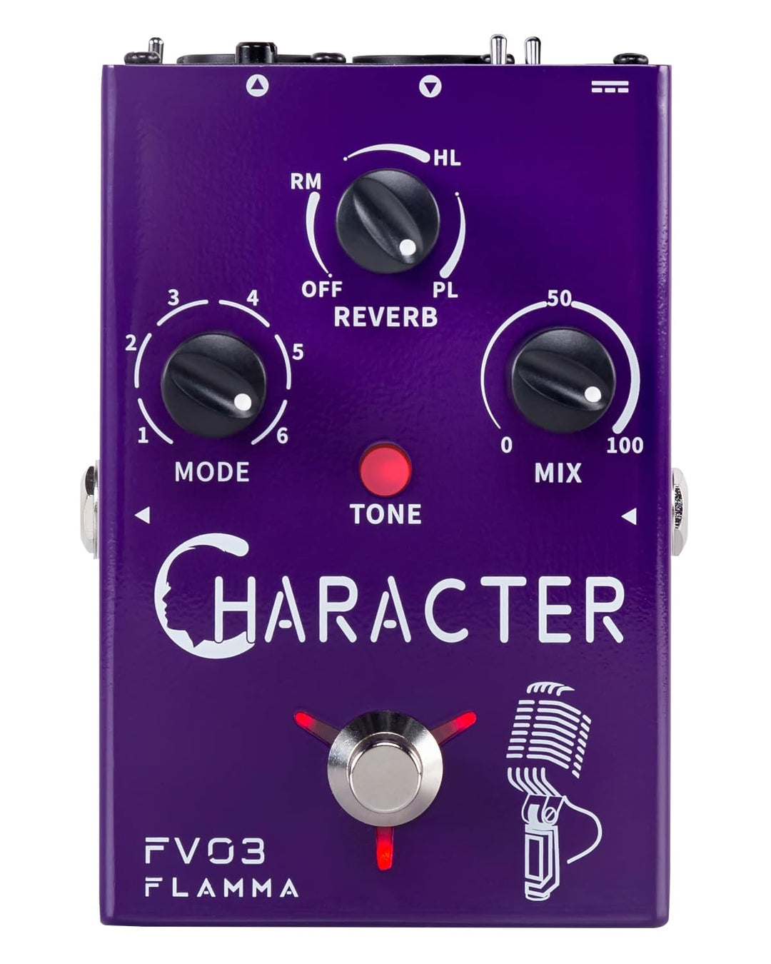 FLAMMA FV03 Vocal Effects Pedal Voice Changing Sounds Like Robot Male Female Baby with Delay Reverb