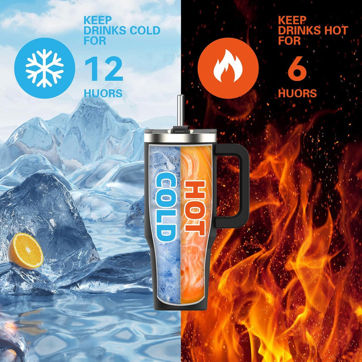 WATERSY 30oz Kaffeebecher to Go Thermobecher Doppelwandiger Edelstahl Vakuum Auslaufsicher Trinkbech