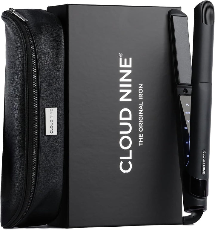 Cloud Nine The Original Iron Glätteisen Schwarz – Haarglätter mit 11 Temperatureinstellungen, Revive