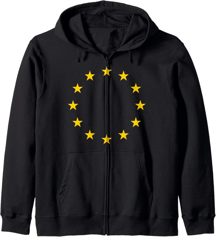 EU-Flagge - Ich liebe Europa - Europäische Union Kapuzenjacke