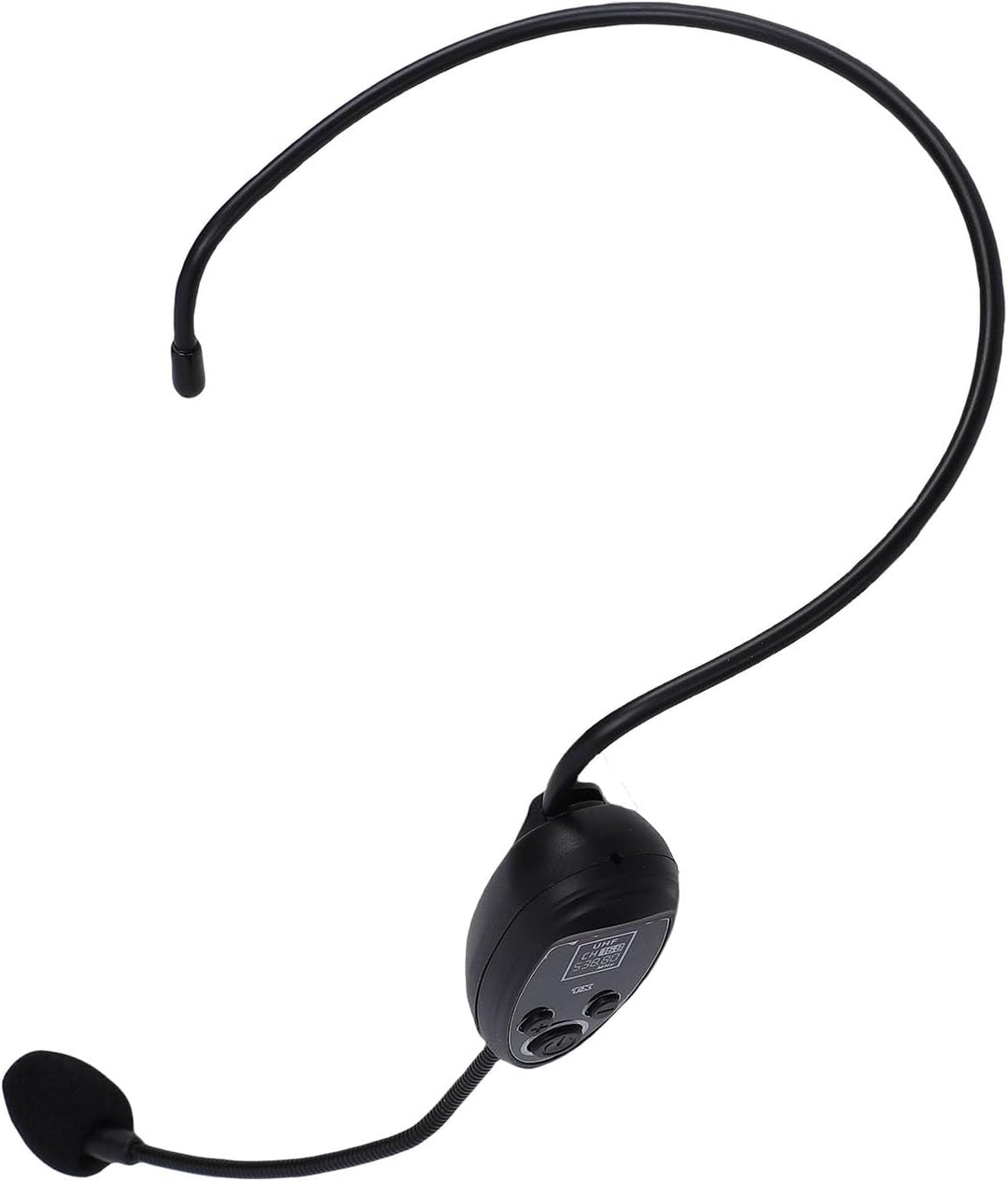 Fabater Kabelloses Headset-Mikrofon, 2,4 G UHF-Funkmikrofonsystem, Kopf-Handmikrofon 2 in 1 mit 3,5