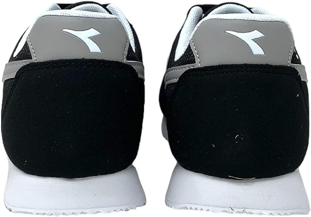 Diadora Herren Simple RunSneakers 40 EU Black Paloma Grey, 40 EU Black Paloma Grey