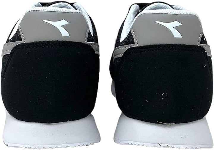 Diadora Herren Simple RunSneakers 40 EU Black Paloma Grey, 40 EU Black Paloma Grey