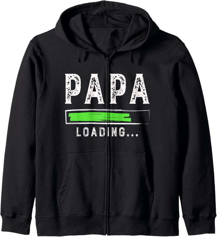 Vatertag Geschenk Werdender Papa Loading Kapuzenjacke