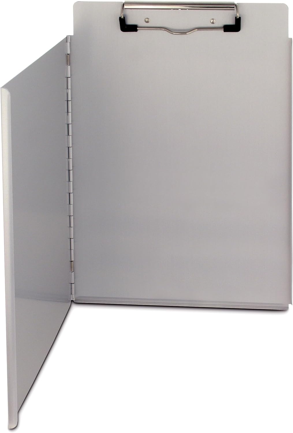 Saunders Klemmbrett aus recyceltem Aluminium, mit Sichtschutzabdeckung, für Briefe Side Hinge, Side