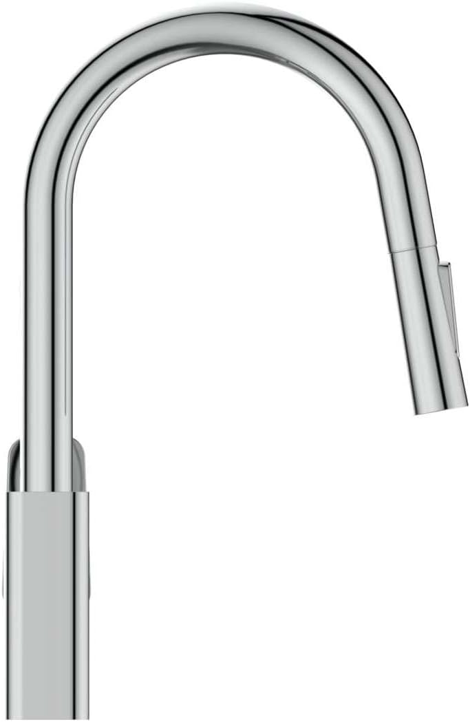 Ideal Standard BD338AA Ceraplan Küchenarmatur hoher Auslauf mit Handbrause 2-Funktions-Handbrause, m