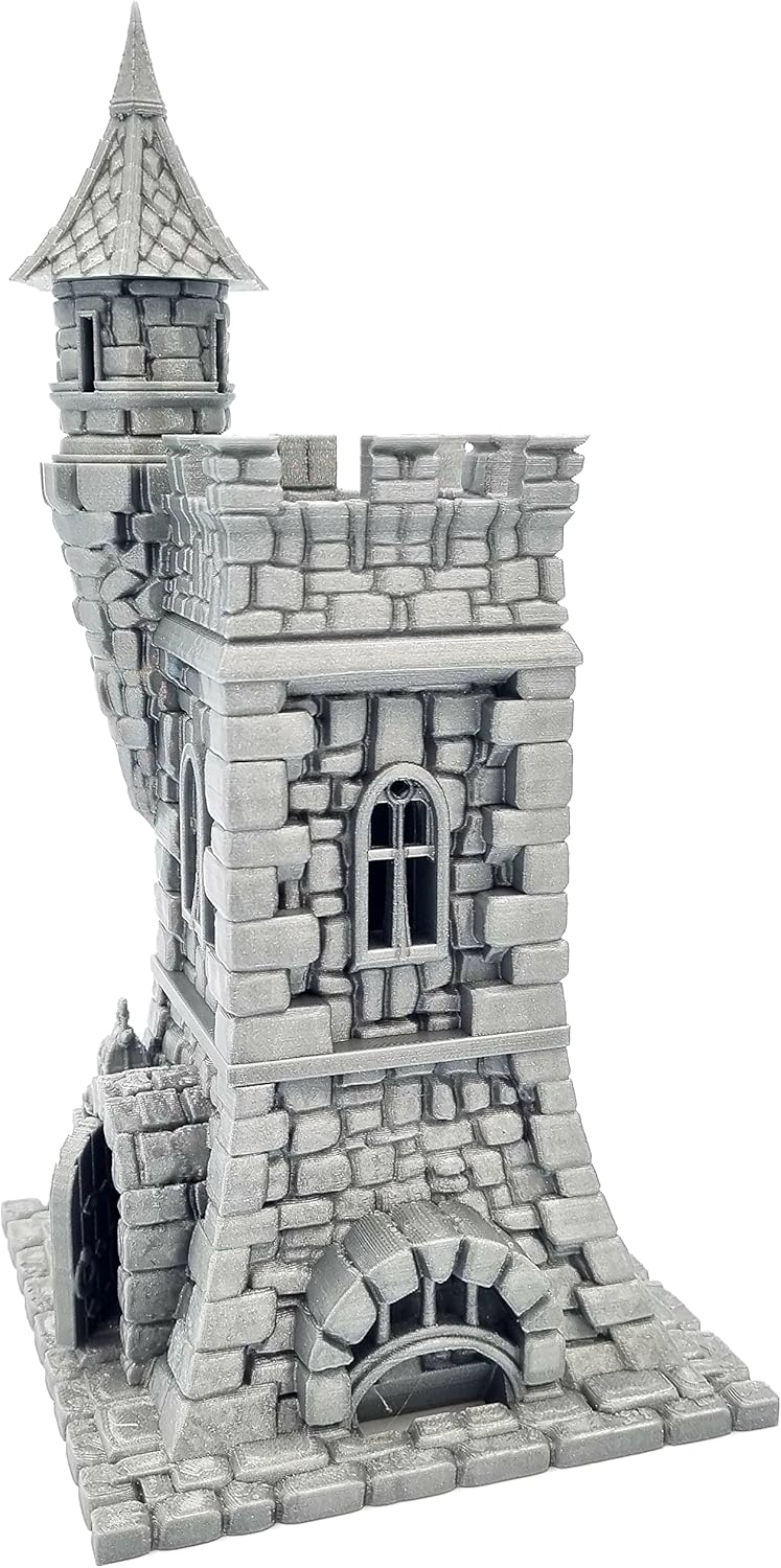 QP3D - Watchman's Tower Wizard's Terrain Scenery for Tabletop & RPG 28-32mm Miniatures Wargame Props