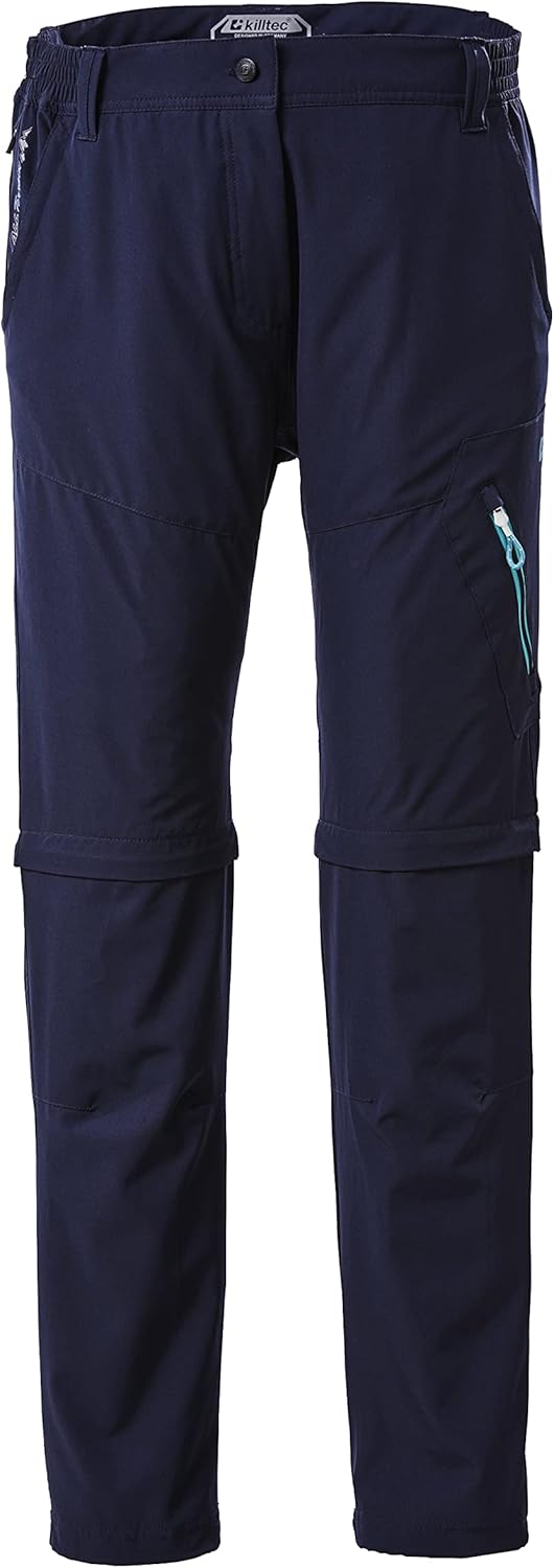 Killtec Damen Funktionshose mit abzippbaren Beinen, packbar Kos 12 Wmn Pnts 44 Dunkelnavy, 44 Dunkel
