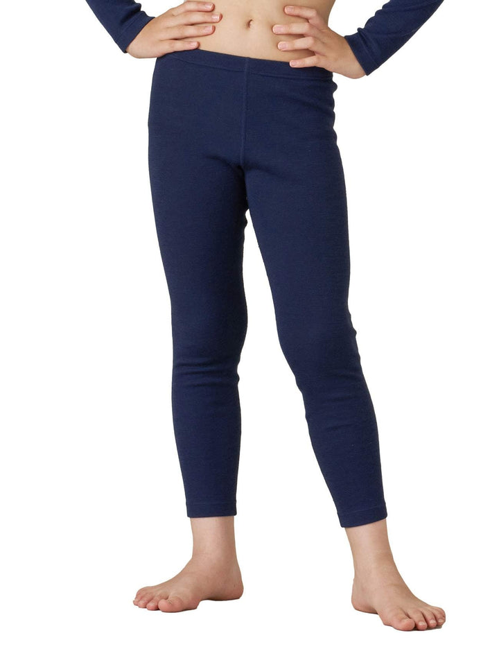 LAPASA Kinder 100% Merinowolle Thermounterhemd Unterhosen, Premium Merino Wolle Warme Thermounterwäs