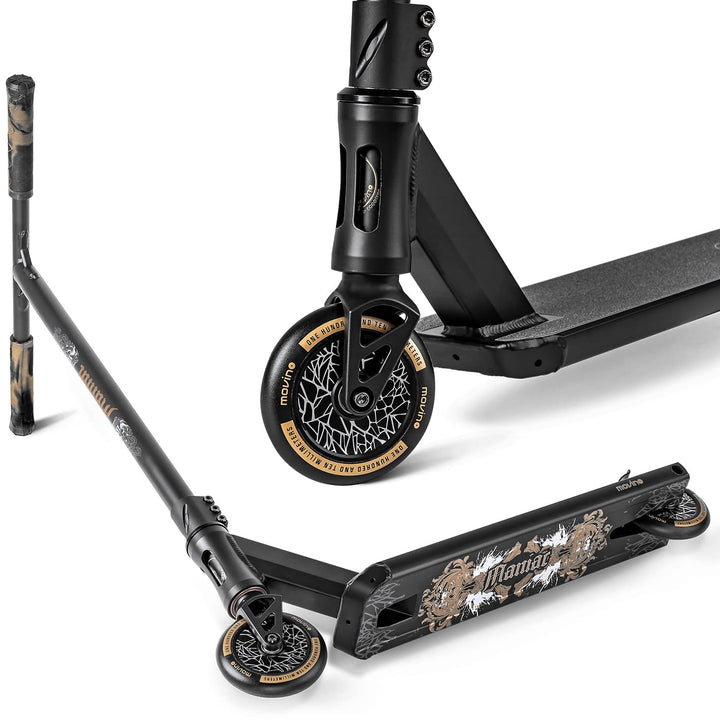Movino Maniac Stunt Scooter Roller Professioneller Freestyle Roller IHC-Kompressionssystem Street-De