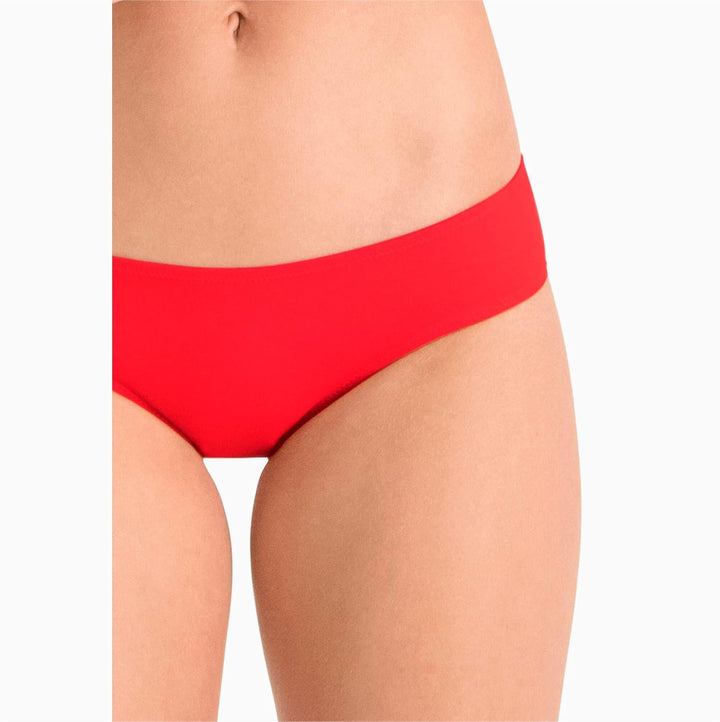 PUMA Damen Swim Women's Bottom Hipster XS Rot, XS Rot