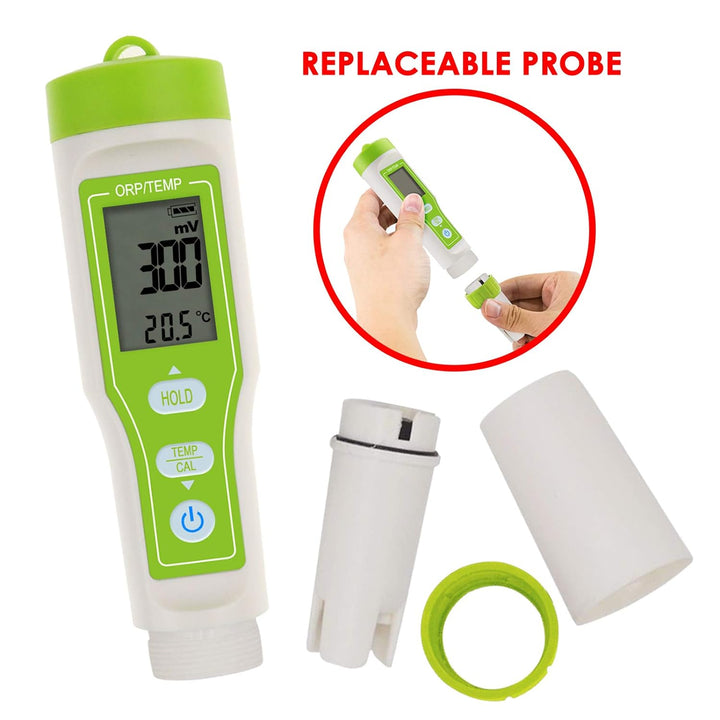 Digital ORP Meter mit Automatisch Kalibrierung & ORP Puffer Pulver, -1200~1200mV Hoch Richtigkeit OR