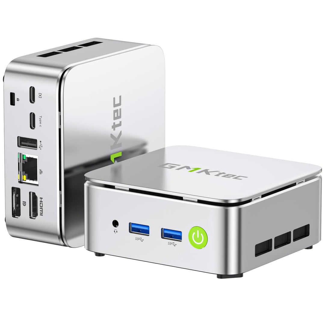 GMKtec Mini PC Ryzen 5 3500U (Beats N150/N95, bis zu 3.7GHz), 16 GB RAM 512GB M.2 SSD, Mini Desktop