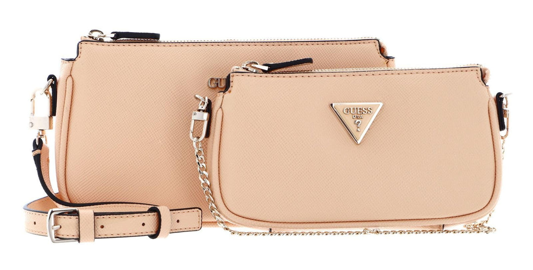 Guess Noelle DBL Pouch Crossbody apricot cream