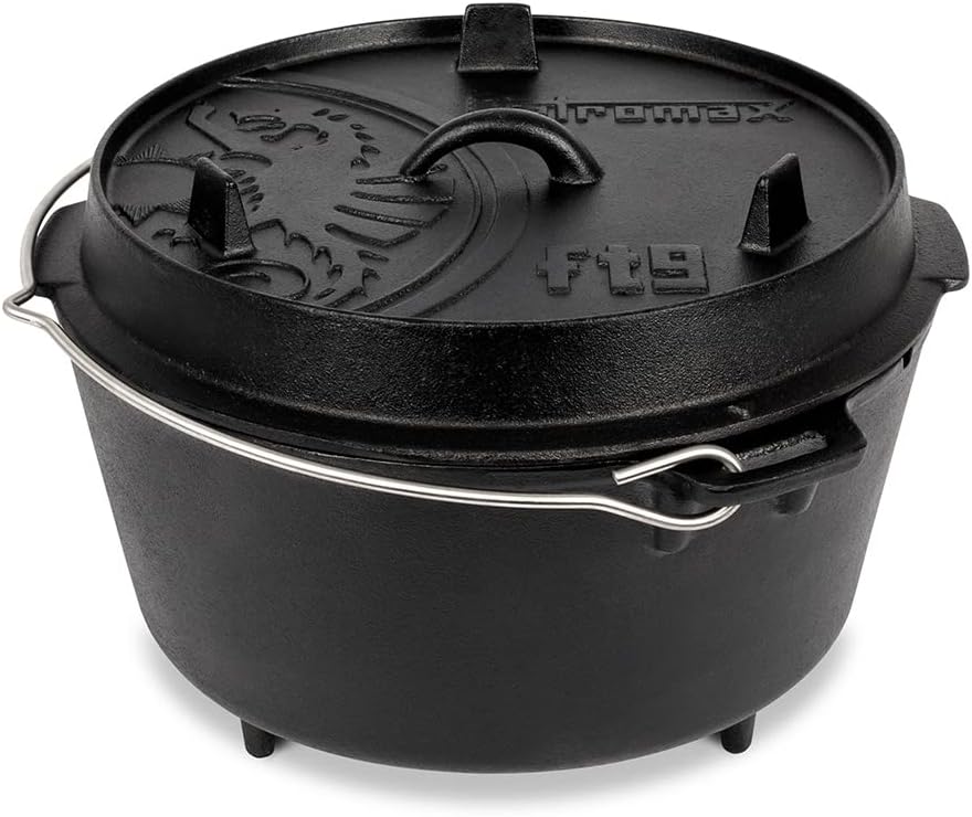 Petromax Feuertopf (Dutch Oven) (ft9, mit Standfüssen) mit Standfüssen