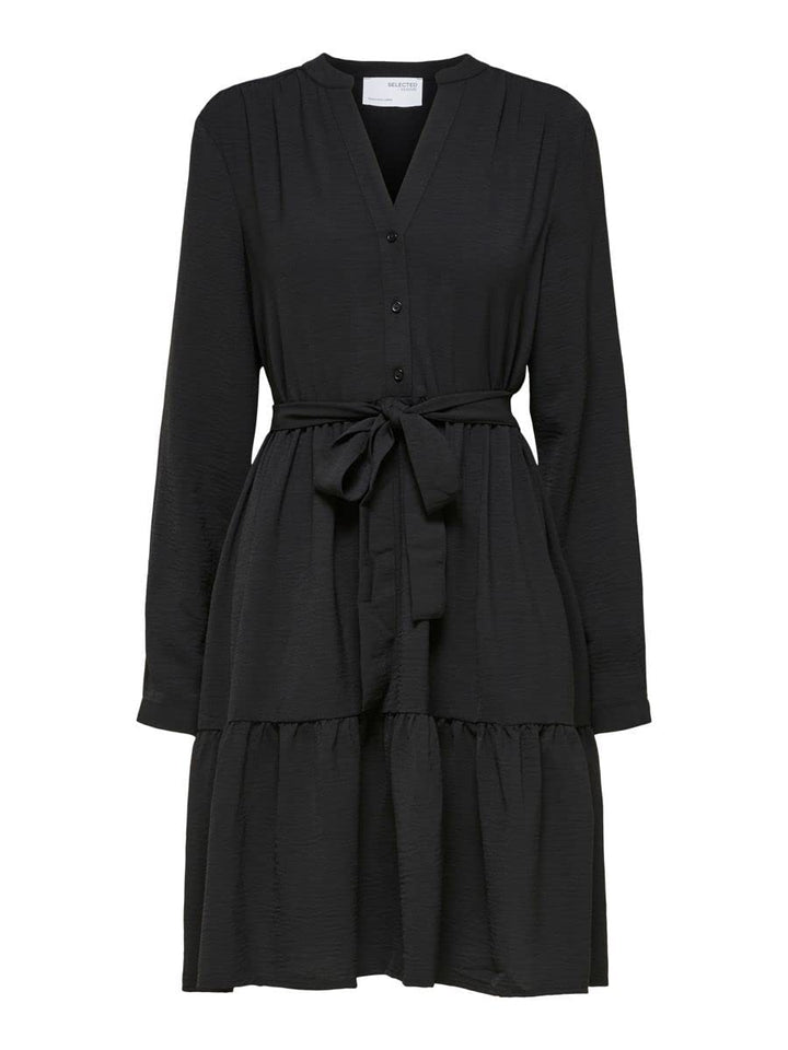 SELECTED FEMME Female Minikleid Stufenlook 34 Black/, 34 Black/