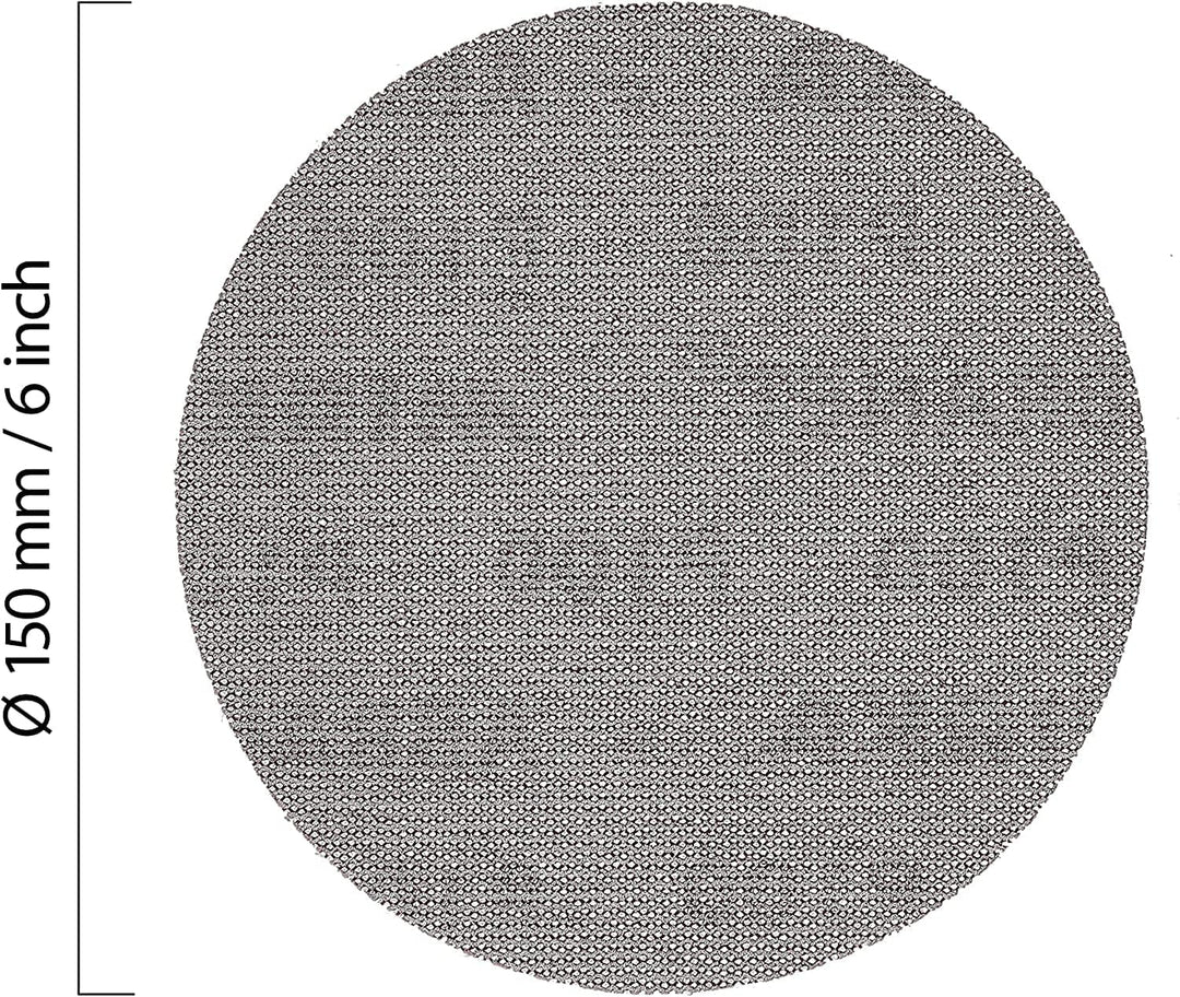 Mirka Abranet Netzschleifscheiben Ø 150mm Klett/Mix-Pack 5 von jeder Körnung 80, 120, 180, 240, 320,