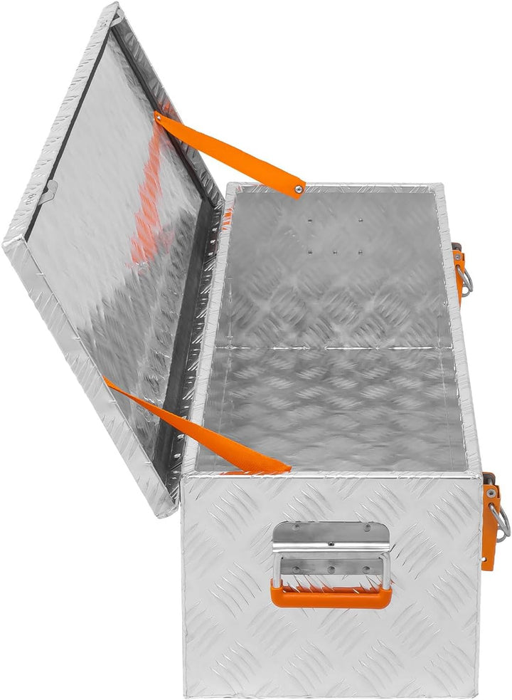 Alubox Werkzeugkiste Riffelblech ABX-RL75 Aluminium 1,5mm Werkzeugkiste leicht und robust 75 Liter 0