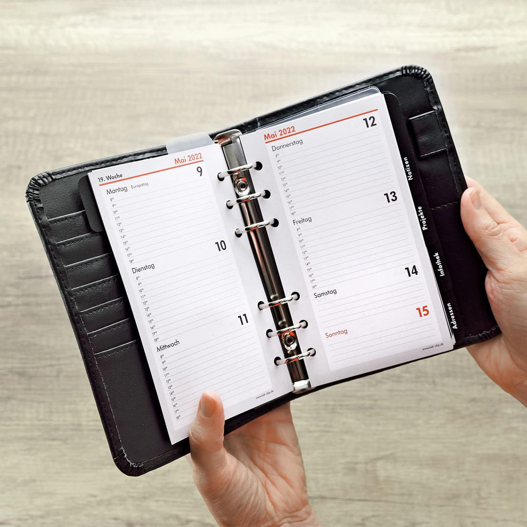 BSB Terminplaner Organizer Wochenplaner Terminkalender - Kompakt - 2026 - ca. A6-1 Woche = 2 Seiten
