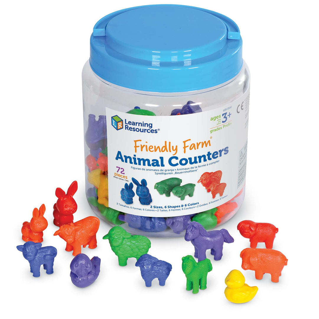 Learning Resources Friendly Farm® Tierspielfiguren, 72-teilig