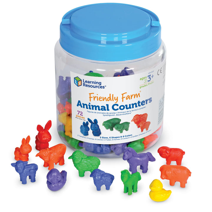 Learning Resources Friendly Farm® Tierspielfiguren, 72-teilig