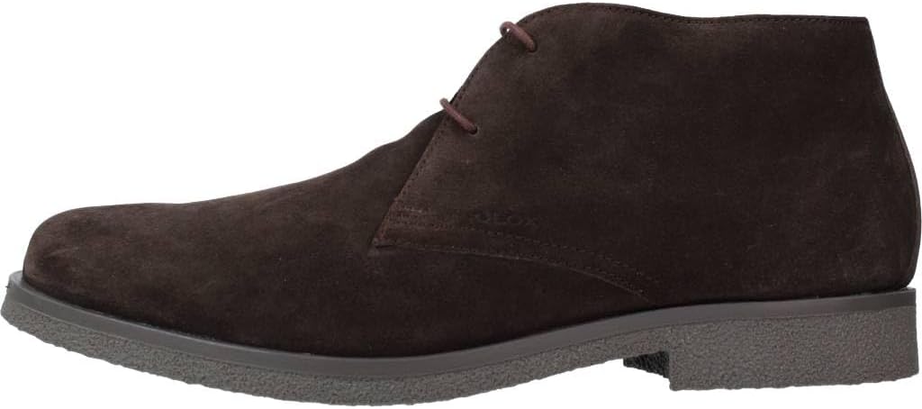 Geox UOMO CLAUDIO A Herren Derby Schnürhalbschuhe 42 EU Dk Coffee, 42 EU Dk Coffee