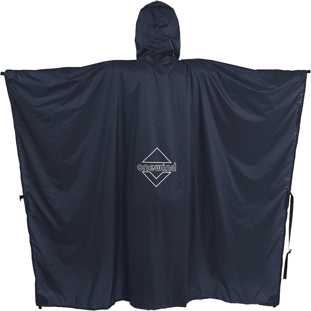 onewind Rucksack Regen Poncho Ultraleichte Kapuze Regenmantel S Dunkelgrau-226cm*142cm, S Dunkelgrau