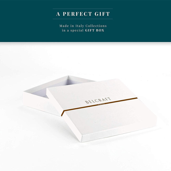 Dolci Babyalbum Leder, Fotoalbum, Elegantes Geschenk mit Geschenkbox, Handgearbeitet in klassischem