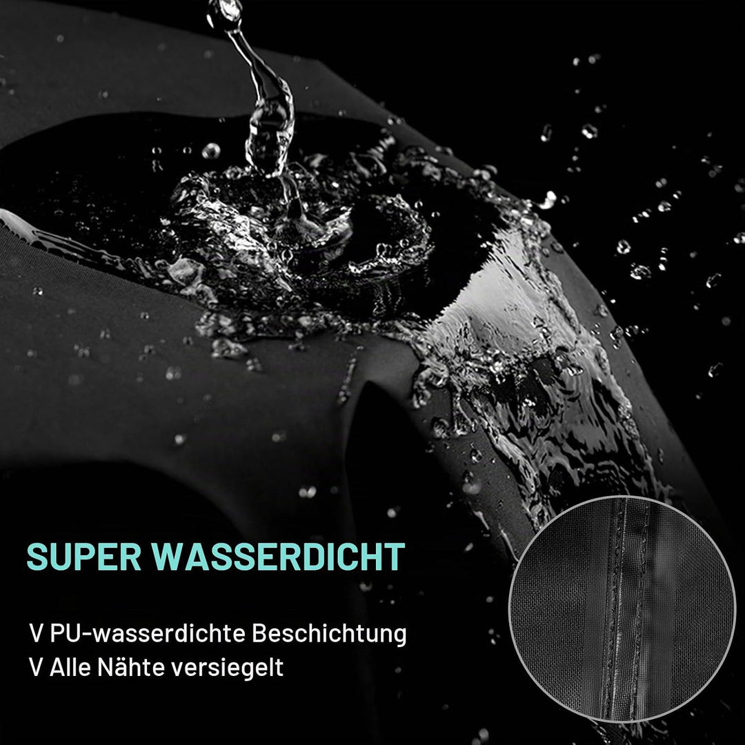 Favoto Motorradabdeckung Wasserdicht Motorrad Abdeckpane Outdoor 300D Oxford für Motorräder Elektror
