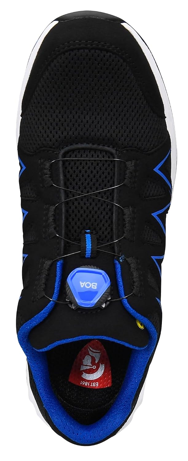 JORI Sicherheitshalbschuh Speedy BOA Black-Blue Low ESD S1P 44 Grösse: 44, Grösse: 44