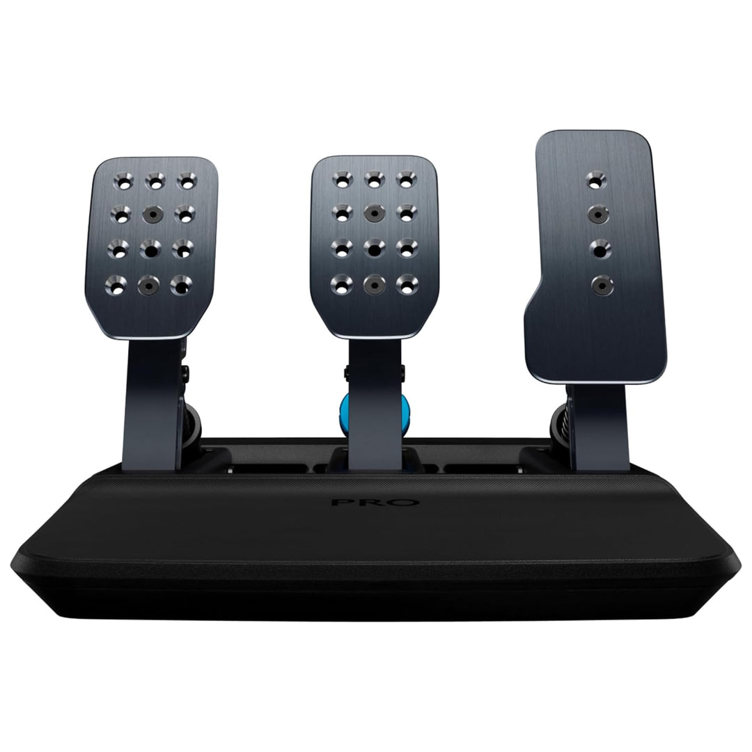 Logitech G PRO Racing Pedals – Pedale für Rennsimulationen; 100 kg Loadcell-Bremse, vollständig pers
