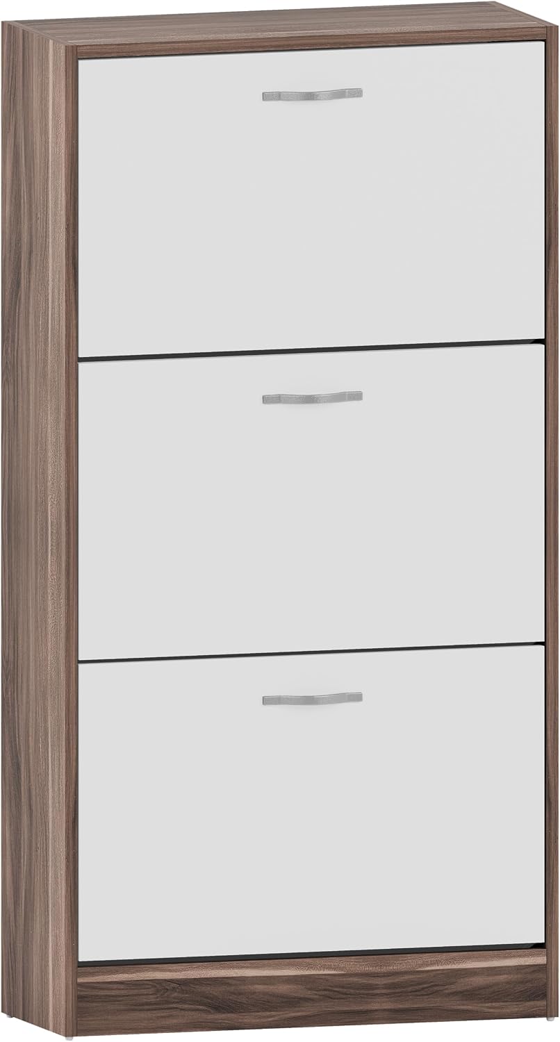 Vida Designs Schuhaufbewahrung Schuhschrank mit 3 Schubladen Schrank Pull Down Holz Möbel Einheit, W