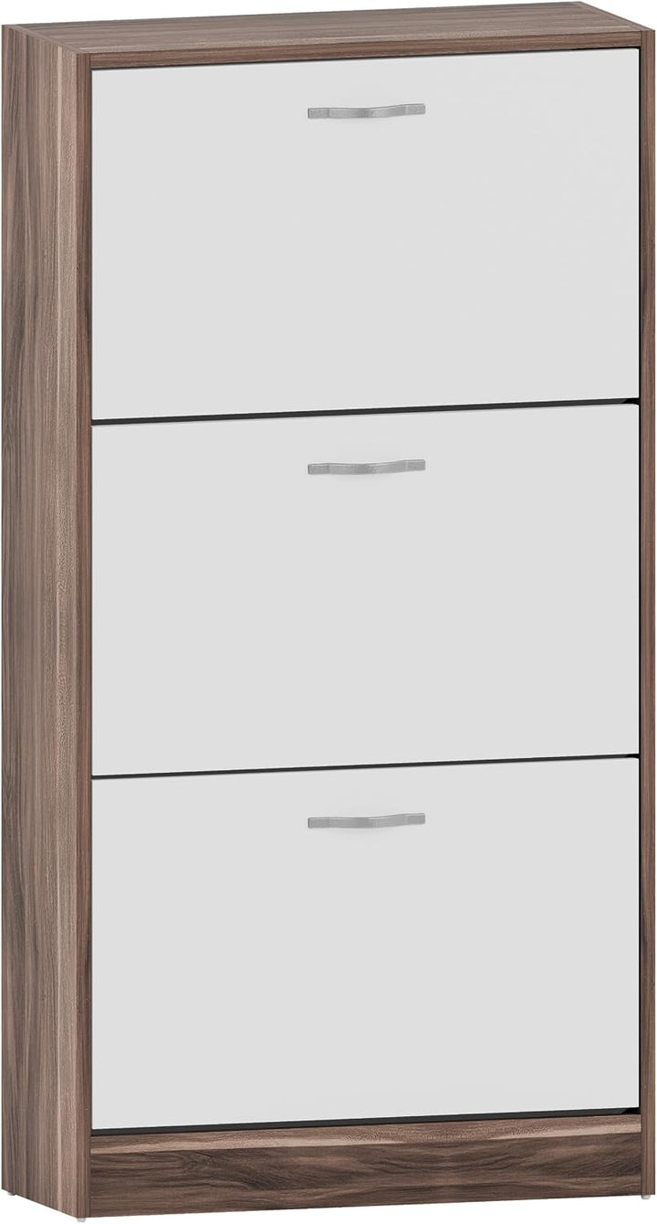 Vida Designs Schuhaufbewahrung Schuhschrank mit 3 Schubladen Schrank Pull Down Holz Möbel Einheit, W