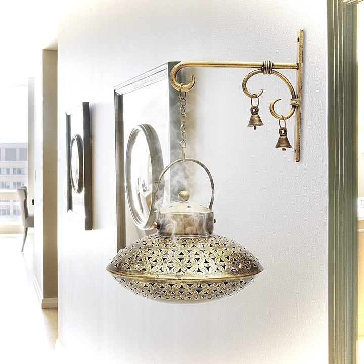 AppyHut Räucherstäbchenhalter, Wandhalter & Räucherkegel, antikes Design, Wanddekoration, spirituell