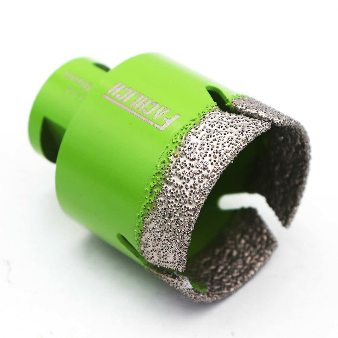 FACHLICH Diamantbohrer Fliesenbohrer 50mm Diamant-Bohrkronen Lochsäge M14 Gewinde für Porzellan Flie