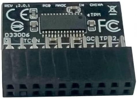 JINTAI TPM 2.0-Modul TPM LPC 20-Pin-Modul für Gigabyte-Motherboard B450-Gaming X/GA-Gaming-B8/GA-B25