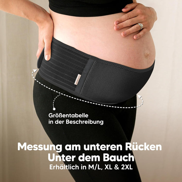KeaBabies Bauchgurt Schwangerschaft - Weicher und atmungsaktiver schwangerschaftsgürtel - Bauchband
