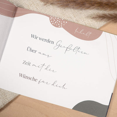 mintkind® "Mein liebes Enkelkind" Fotoalbum zum selbstgestalten Baby I Schwangerschaft verkünden Ges