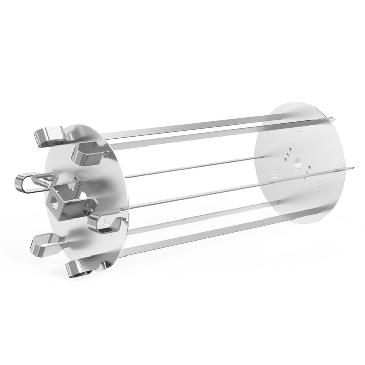 Onlyfire Universal Drehbar Grillspiess System Rotisserie Nadel Set, passt für jeden Grill Drehspiess