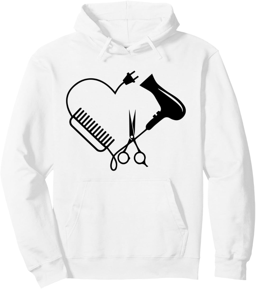 Friseurin Friseur Salon Barber Hairstylist Frisör Geschenk Pullover Hoodie