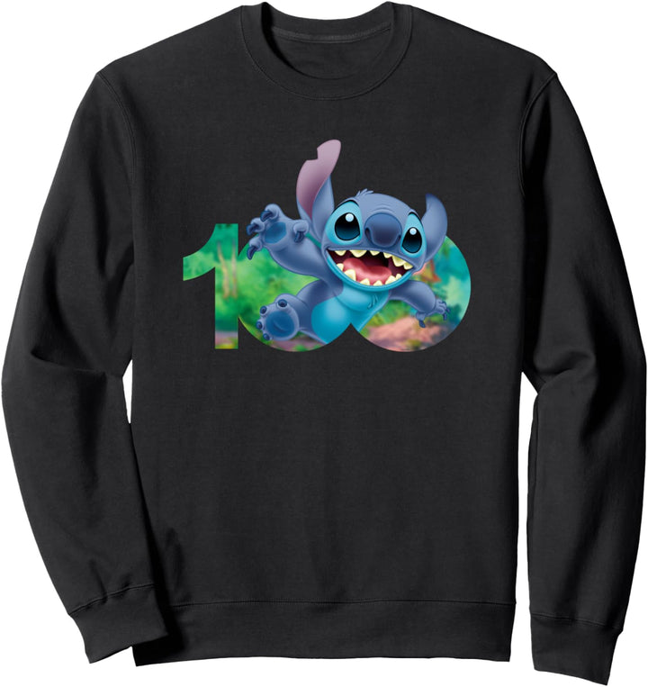 Disney 100 Anniversary Stitch D100 Logo Sweatshirt