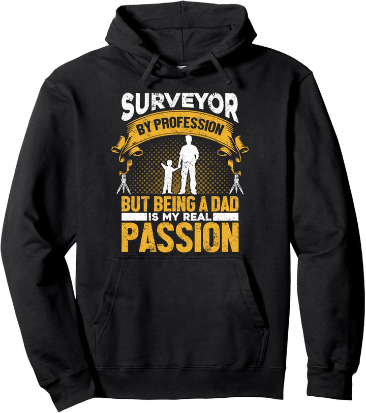 Vermessungstechniker Vermessung - Papa Vater Vermesser Pullover Hoodie