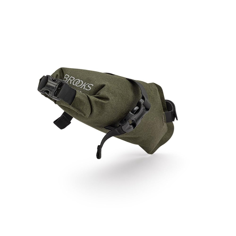 Brooks England Unisex-Erwachsene Saddle Roll Bag Scape Sattelrolltasche, Mud Green, Regular Mud Gree