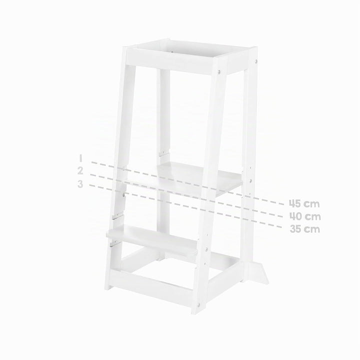 roba Lernturm nach Montessori - Sicherer Tritthocker für Kinder - Ideal als Küchenhelfer - Bis 80 kg