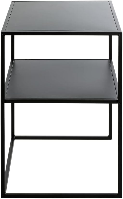 HAKU Möbel Beistelltisch, schwarz, B 50 x T 40 x H 60, B 50 x T 40 x H 60