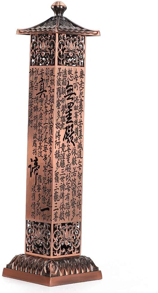 Garosa Vertikale Herz Sutra Weihrauchhalter Brenner Weihrauch Sticks Brenner Halter Aschefänger für