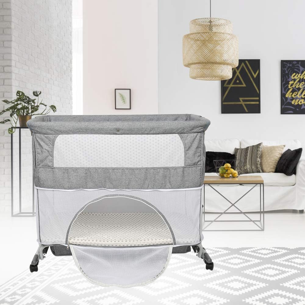 OHMG Kinderbett, Wiege für Neugeborene, Seite Bett, Face to Me, für Cosleeping, Geburt bis 9 kg, kla