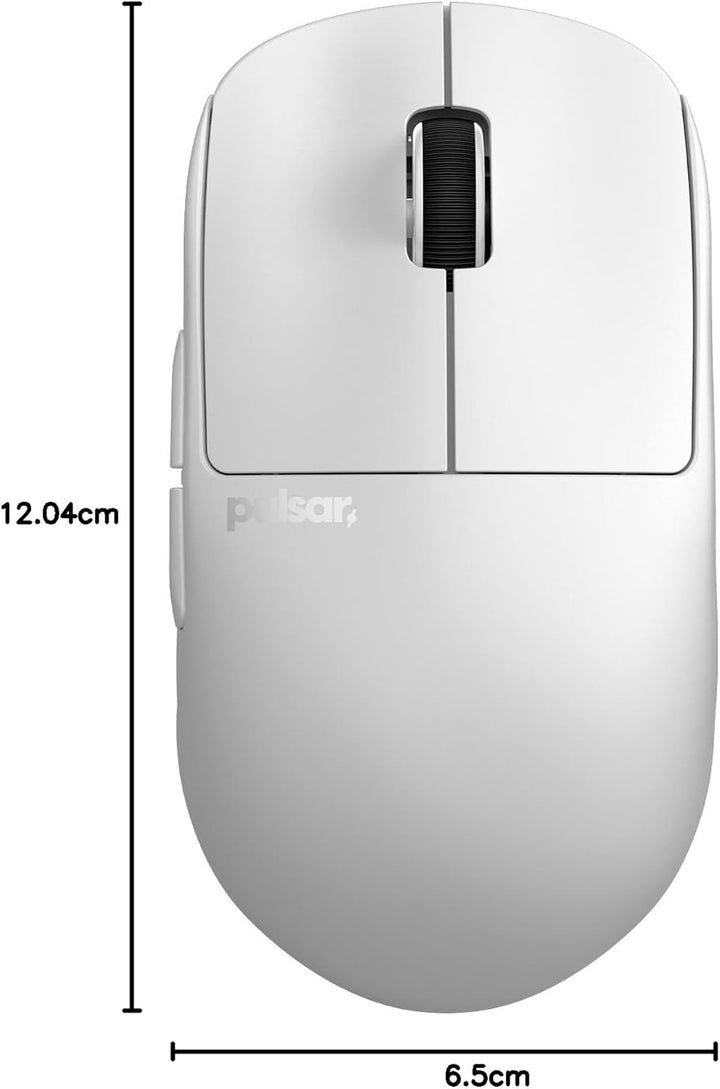 Pulsar Gaming Gears X2H Kabellose Gaming-Maus, ultraleicht, 54 g, symmetrisch, optischer Schalter, 2
