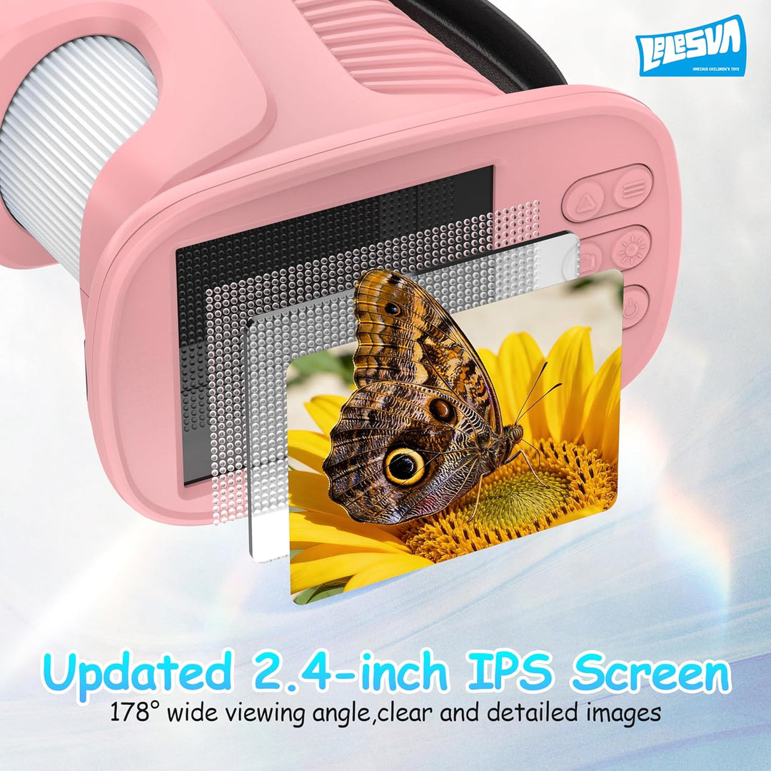 2,4-Zoll-Display-4K-Mikroskop für Kinder Tragbares Mini-Taschenmikroskop (1000-fache Vergrösserung)