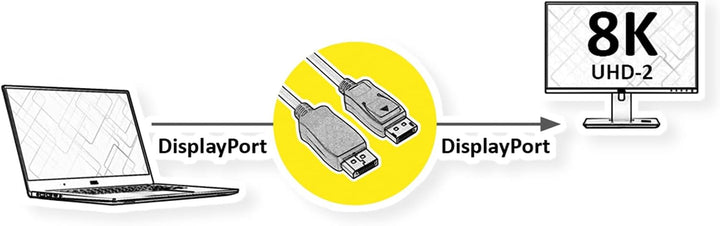ROLINE DisplayPort Kabel, v2.0, DP ST - ST, schwarz, 3 m, 3 m
